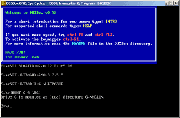 DOSBox v0.72